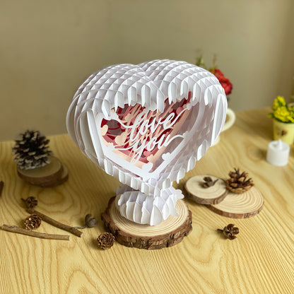 Love 1 – 3D Pop-Up Card SVG File for Cricut & Silhouette