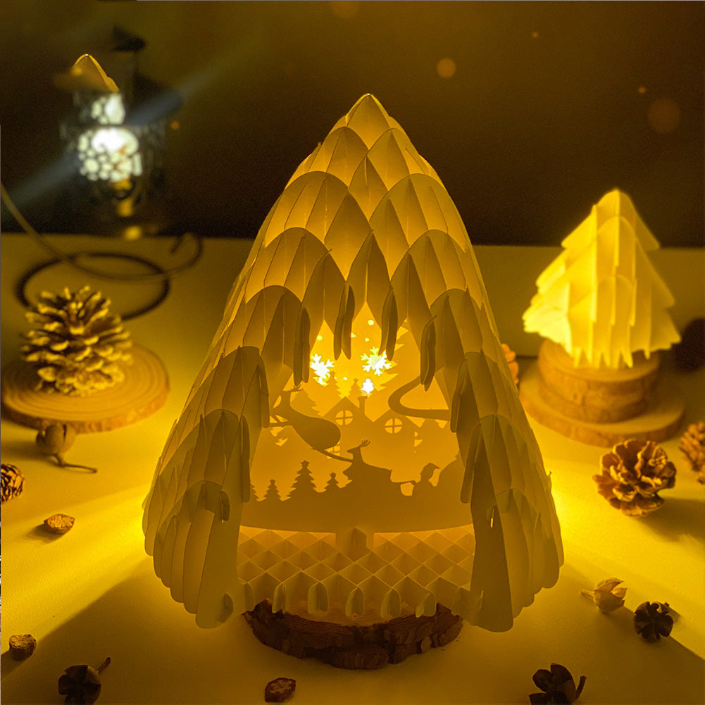 Xmas – 3D Pop-Up Card SVG File for Cricut & Silhouette