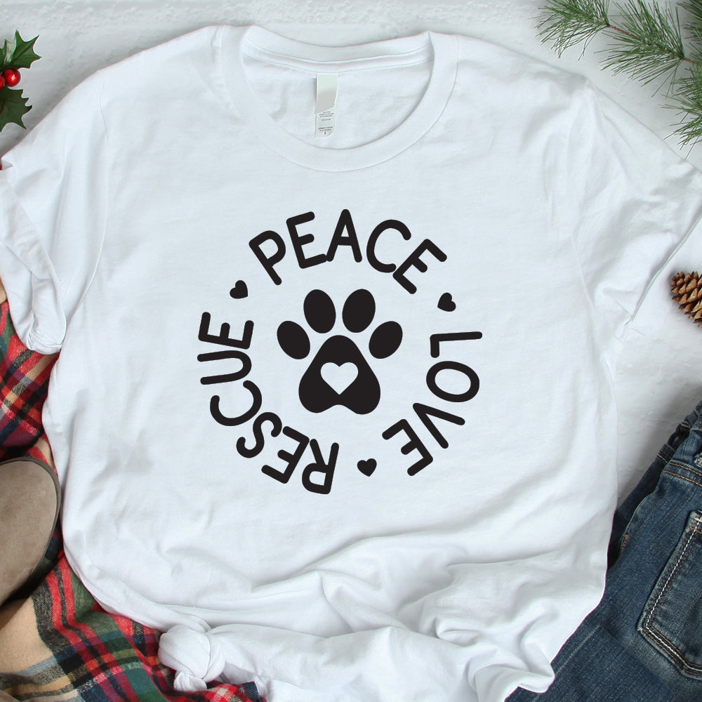Peace Love Rescue - Cricut File - VEKTOR KRAFT