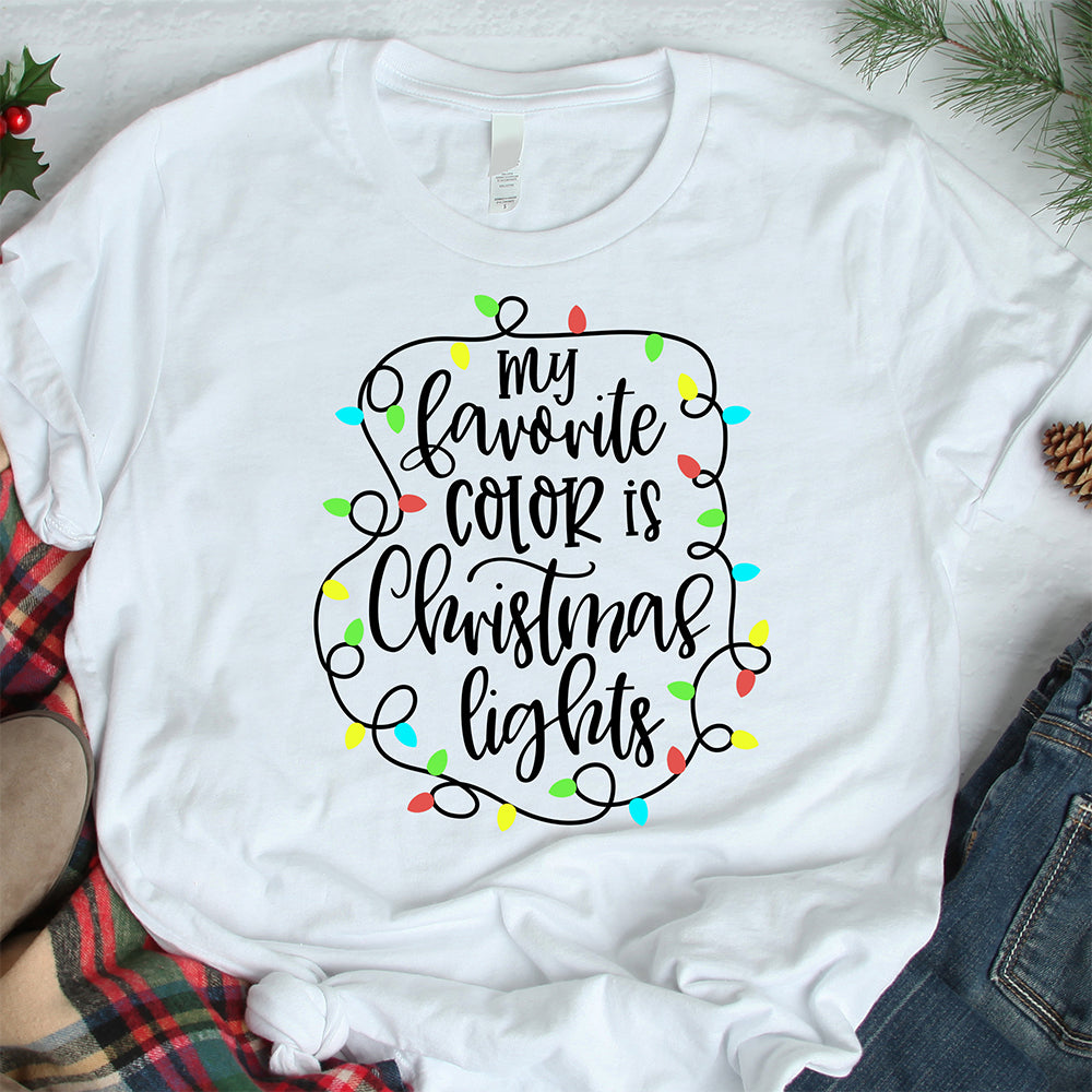 My Favorite Color Is Christmas Lights - Christmas Cricut File - VEKTOR KRAFT