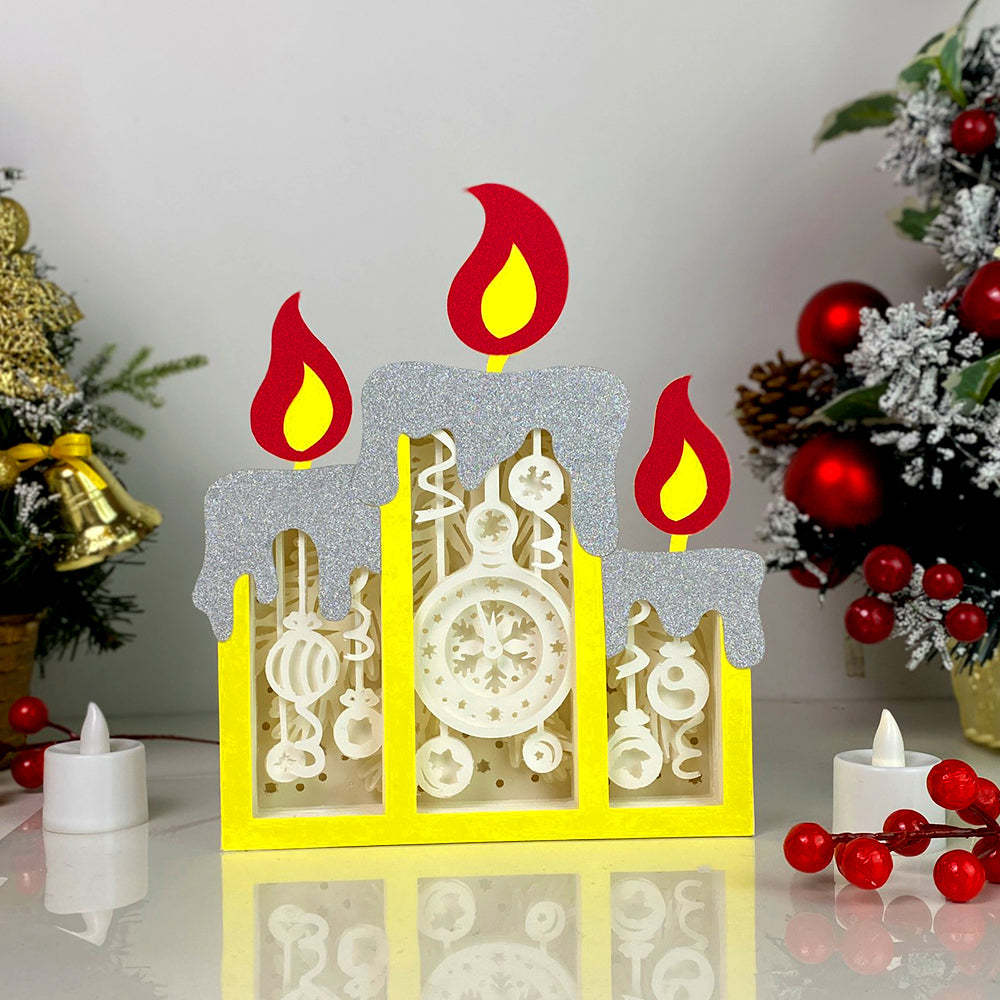 Christmas Balls – 3D Box SVG File for Cricut & Silhouette