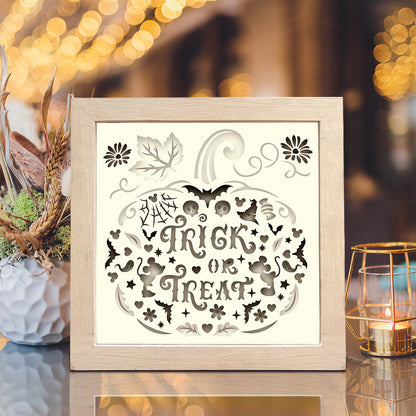 Pumpkin Halloween 2 – 3D Halloween Paper Cut Shadow Box File - Cricut File - (8x8 inches) - VEKTOR KRAFT