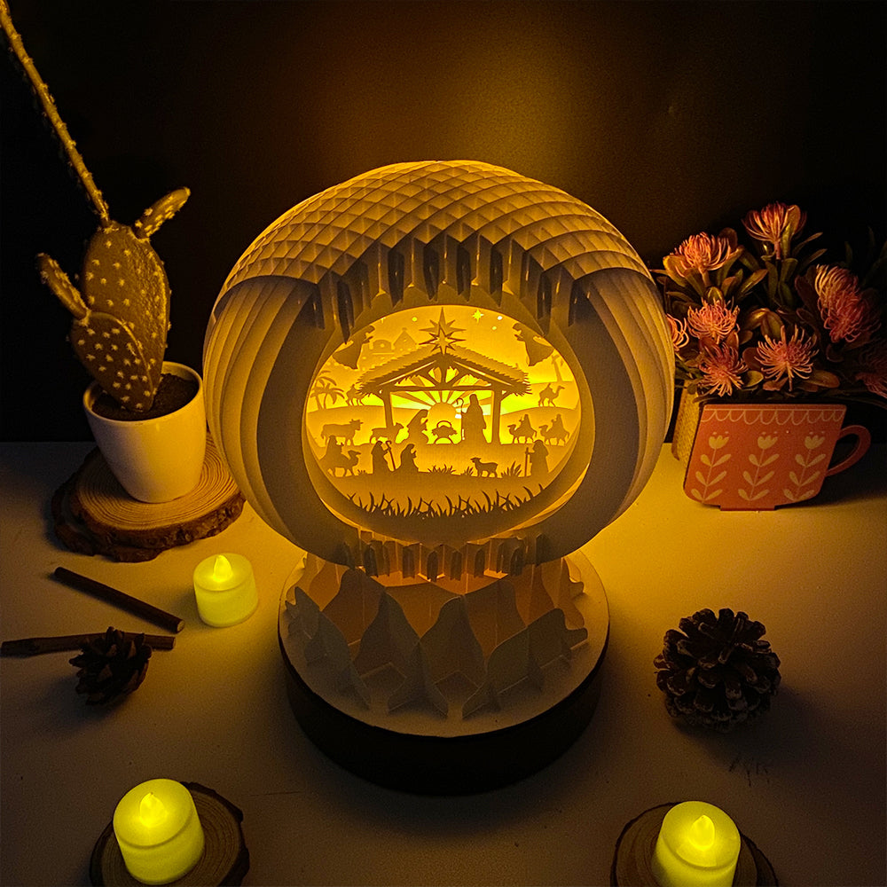 Nativity – 3D Pop-Up Card SVG File for Cricut & Silhouette