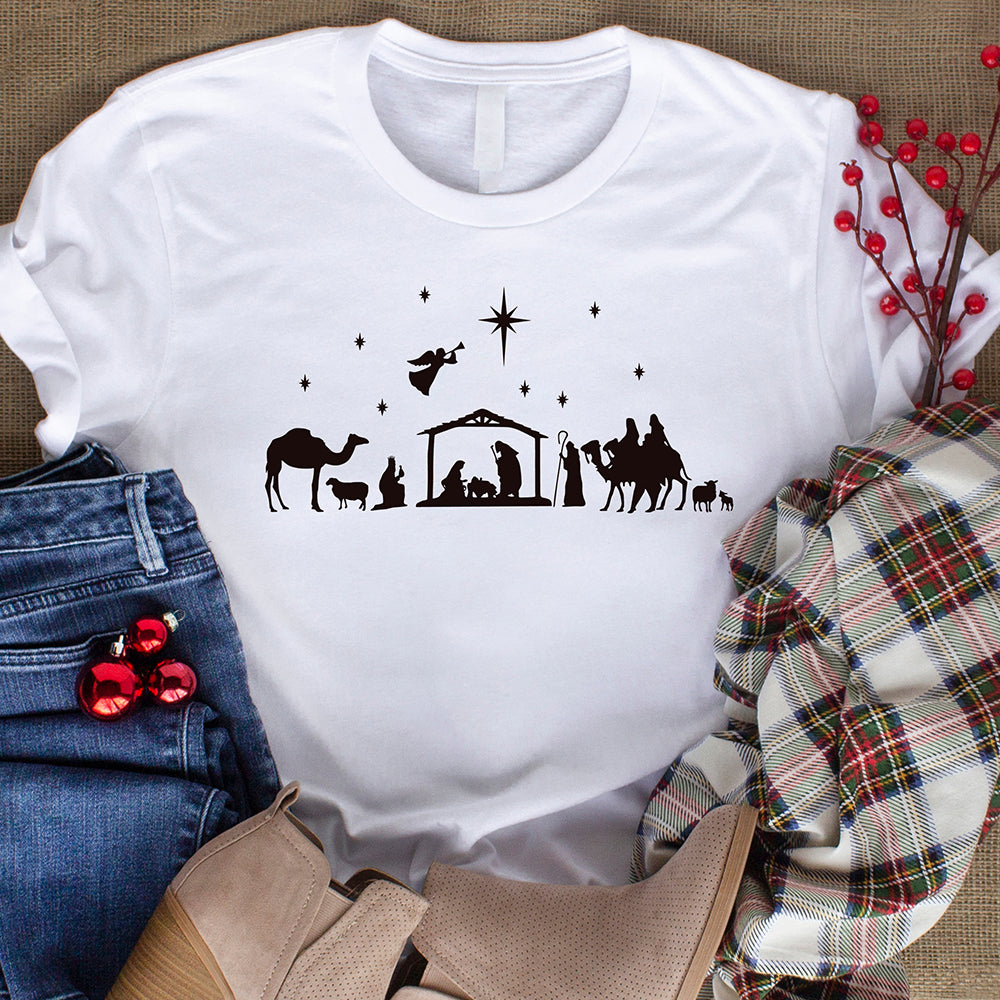 Nativity scene - Christmas Cricut File - VEKTOR KRAFT