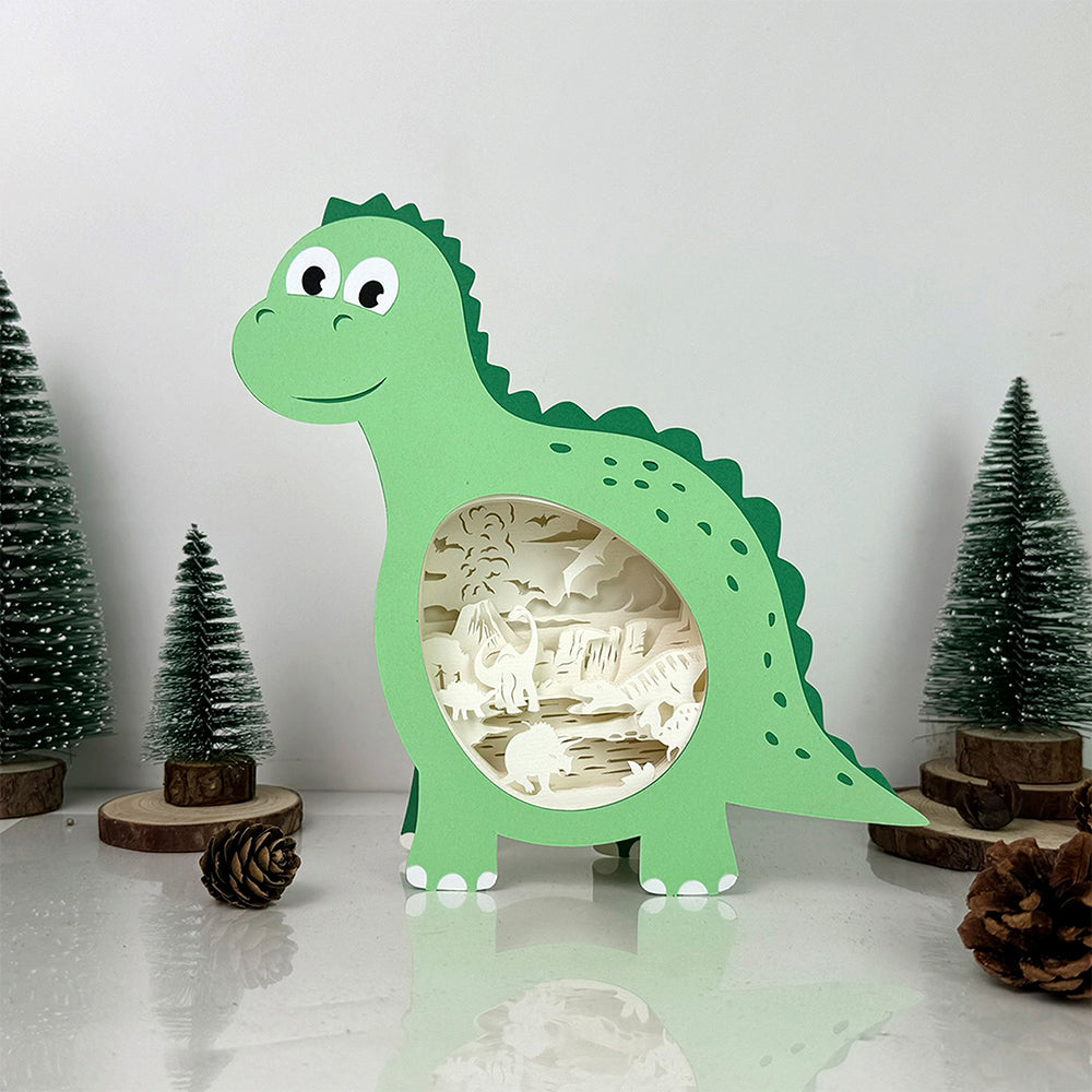 Dinosaurs 2 – 3D Box SVG File for Cricut & Silhouette