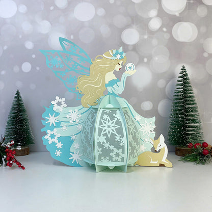Christmas Fairy 3 – 3D Lantern SVG File for Cricut & Silhouette