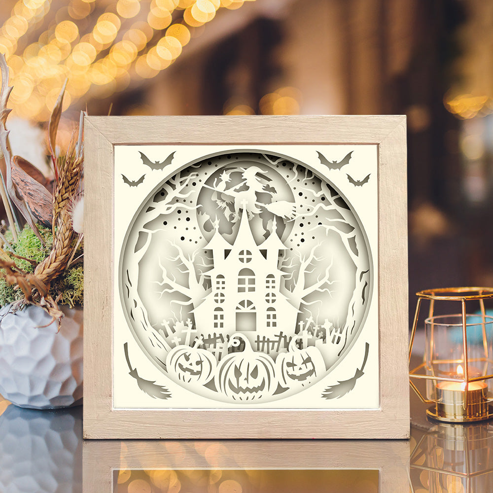Halloween 30 – 3D Shadow Box SVG File for Cricut & Silhouette