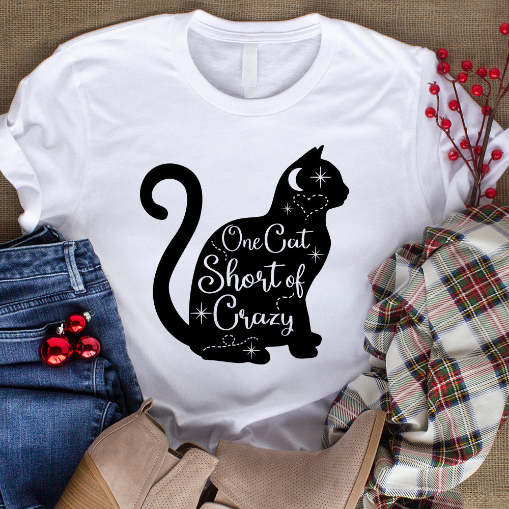 One Cat Short Of Crazy - Cricut File - VEKTOR KRAFT
