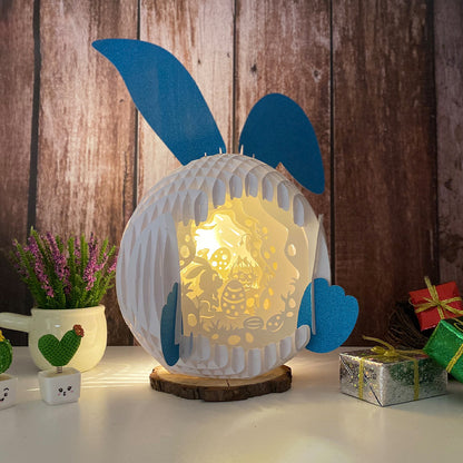 Easter Bunny – 3D Pop-Up Card SVG File for Cricut & Silhouette