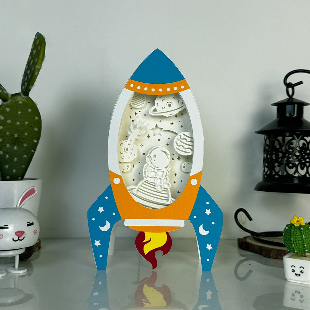 Astronaut 2 – 3D Rocket Box File - Cricut File - VEKTOR KRAFT