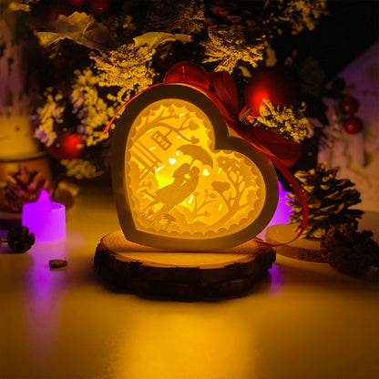 Love 2 – 3D Lantern SVG File for Cricut & Silhouette