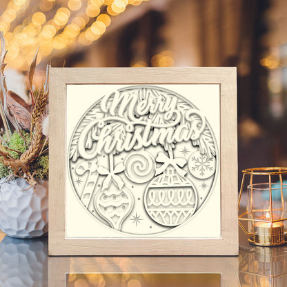 Christmas Bell 3 – 3D Shadow Box SVG File for Cricut & Silhouette