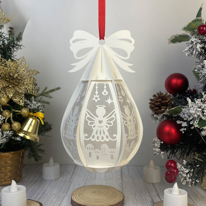 Christmas Angel – 3D Lantern SVG File for Cricut & Silhouette