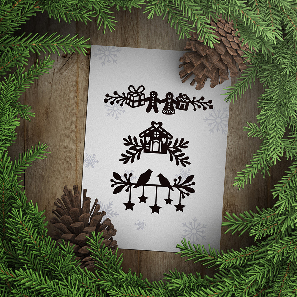 Christmas Collection – 3D Lightbox SVG File for Cricut & Silhouette