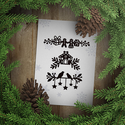 Christmas Collection – 3D Lightbox SVG File for Cricut & Silhouette
