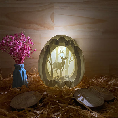 Deer – 3D Pop-Up Card SVG File for Cricut & Silhouette