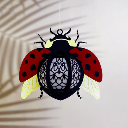 Ladybug - 3D Animal Paper Cut Lantern File  - Cricut File  - VEKTOR KRAFT