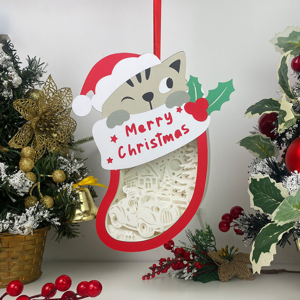 Christmas Gnome – 3D Box SVG File for Cricut & Silhouette