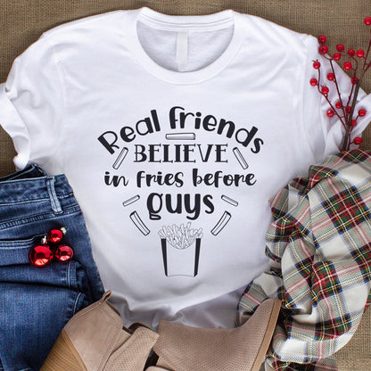 Real Friends Believe In Fries Before Guys - Cricut File - VEKTOR KRAFT