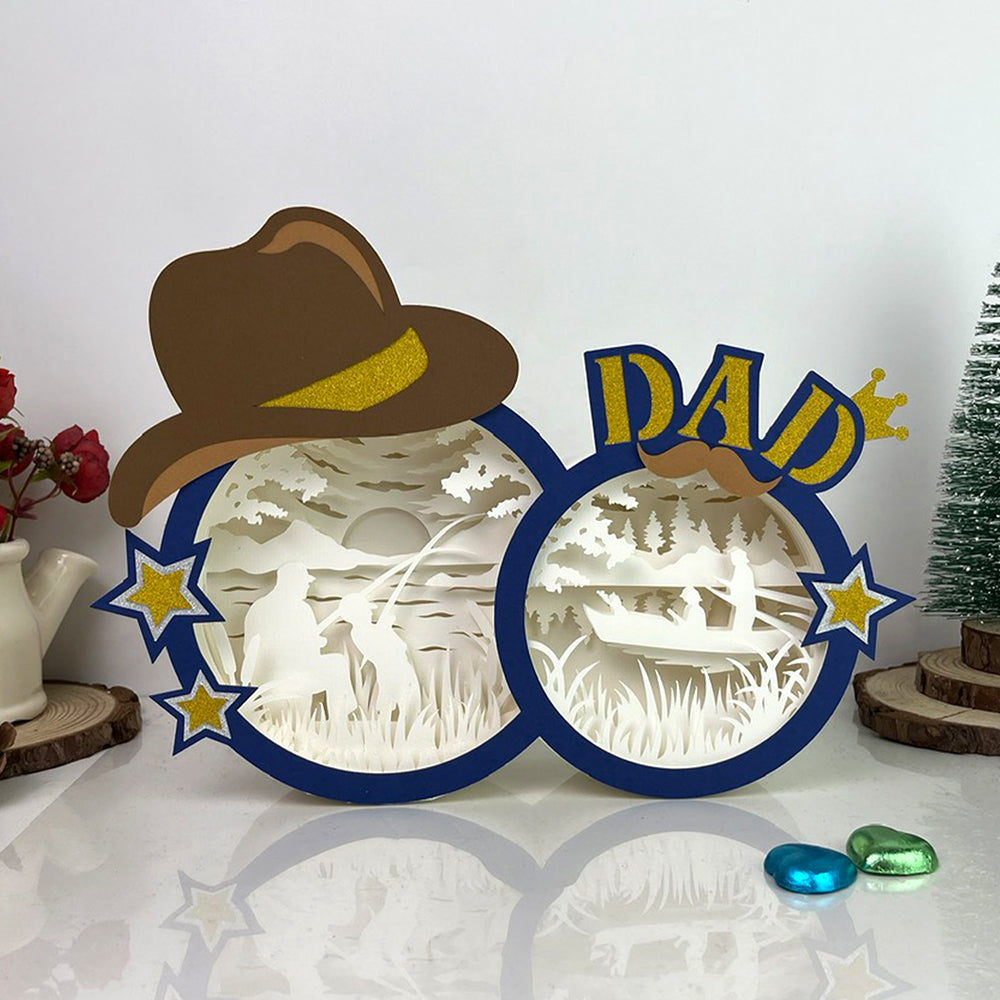Fishing – 3D Box SVG File for Cricut & Silhouette