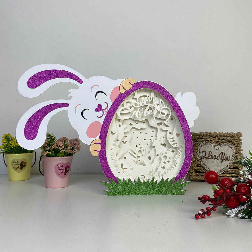 Happy Easter – 3D Easter Egg Box 2 File - Cricut File - VEKTOR KRAFT