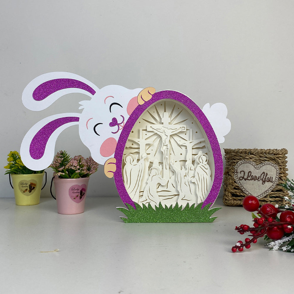 Jesus – 3D Easter Egg Box 2 File - Cricut File - VEKTOR KRAFT