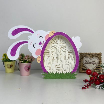 Jesus – 3D Easter Egg Box 2 File - Cricut File - VEKTOR KRAFT