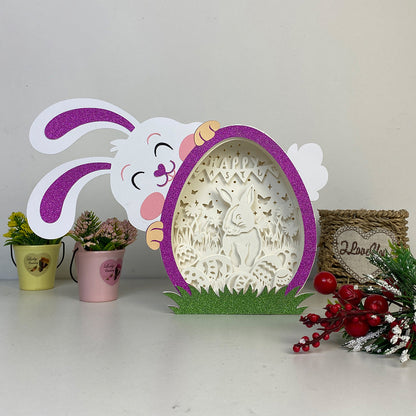 Bunny Easter – 3D Easter Egg Box 2 File - Cricut File - VEKTOR KRAFT