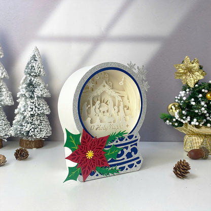 Nativity Scene – 3D Box SVG File for Cricut & Silhouette