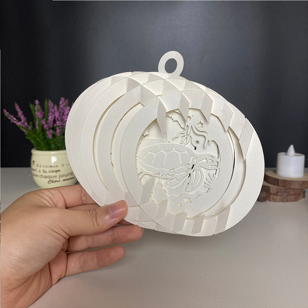 Sea Turtle – 3D Pop-Up Card SVG File for Cricut & Silhouette