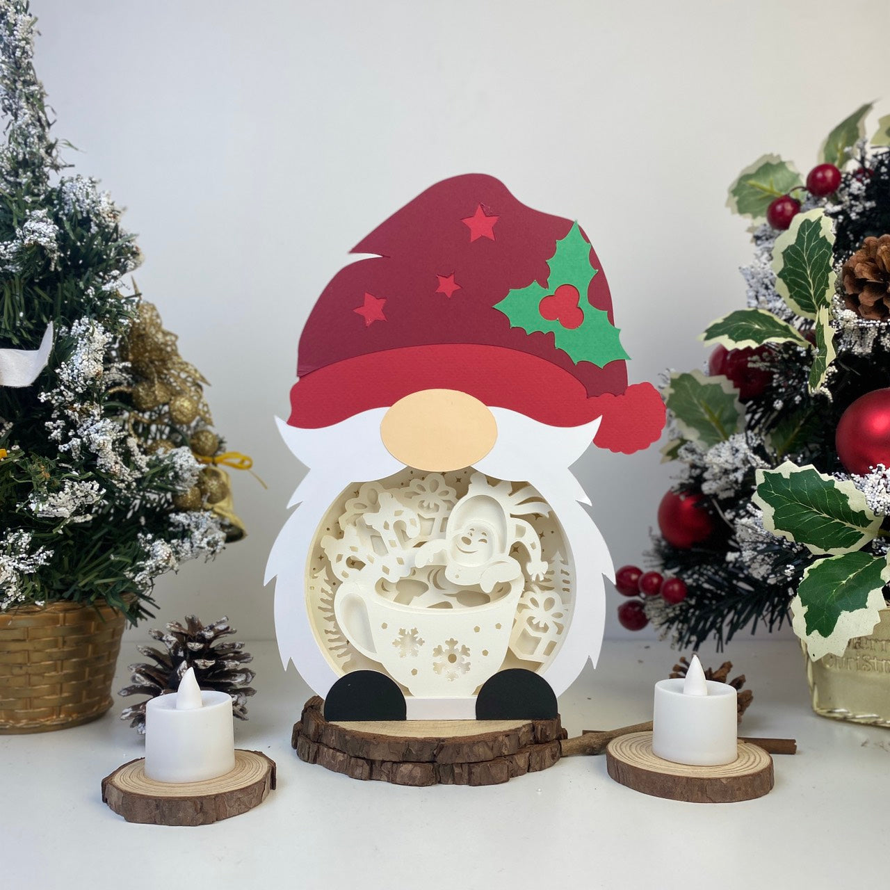 Christmas Snowman 3 – 3D Box SVG File for Cricut & Silhouette