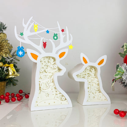 Christmas Snowman – 3D Box SVG File for Cricut & Silhouette