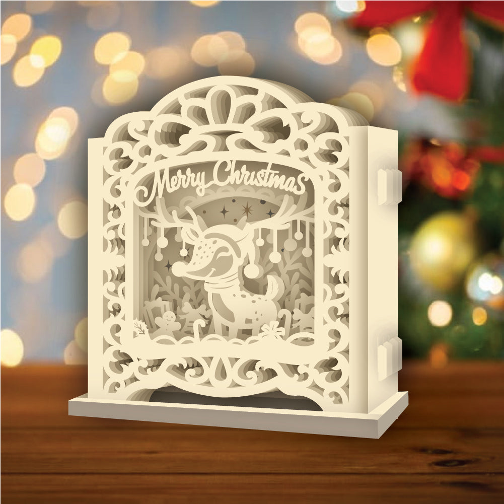 Christmas 5 – 3D Pop-Up Card SVG File for Cricut & Silhouette