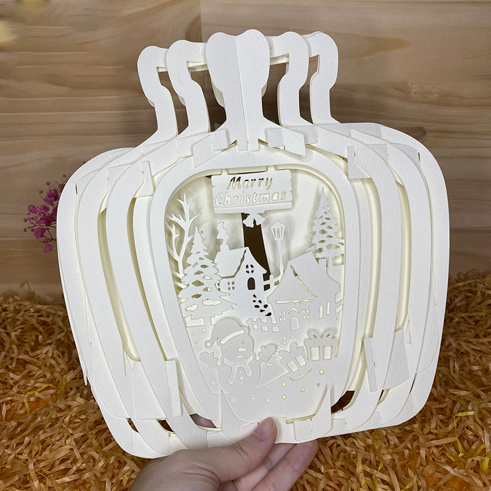 Xmas – 3D Pop-Up Card SVG File for Cricut & Silhouette