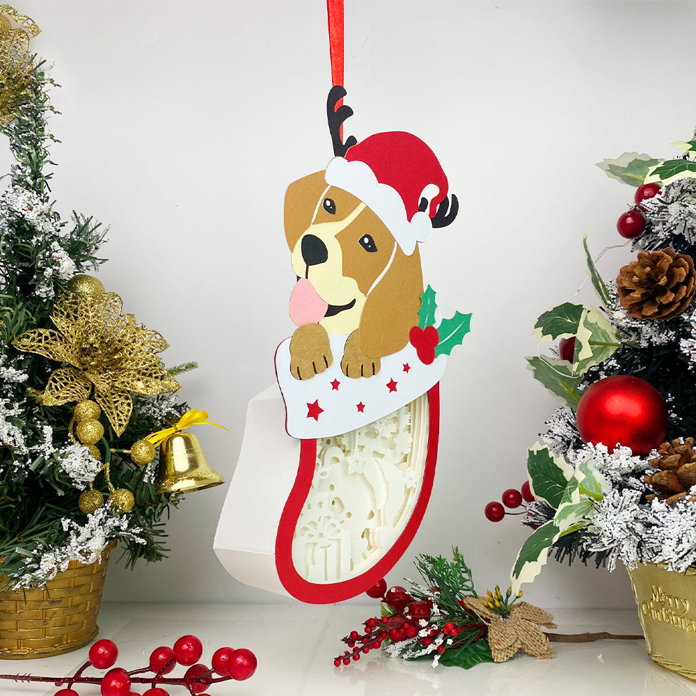 Christmas Bear – 3D Box SVG File for Cricut & Silhouette