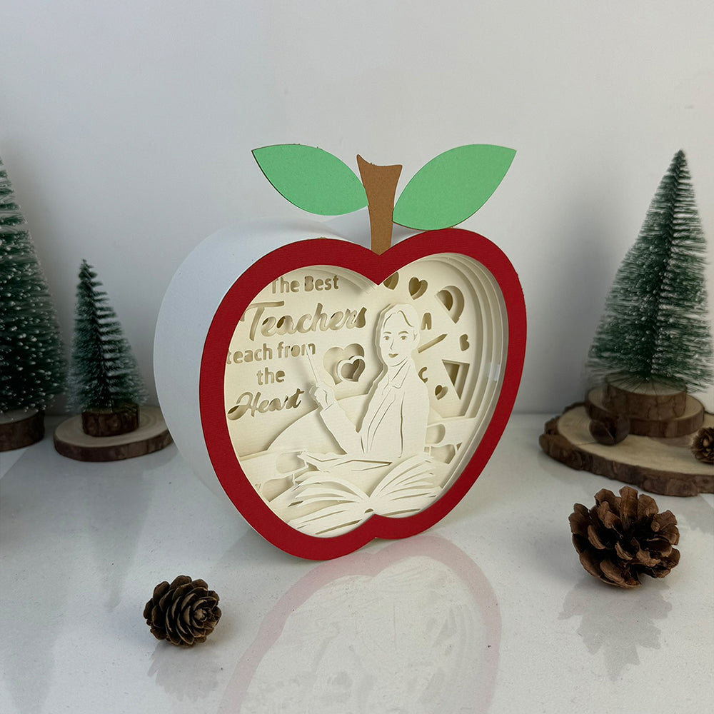 Teacher – 3D Box SVG File for Cricut & Silhouette