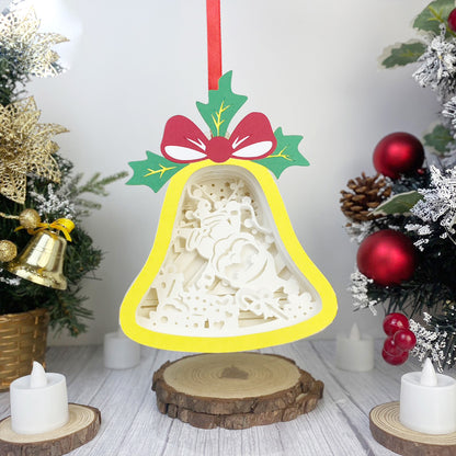 Christmas Santa – 3D Lantern SVG File for Cricut & Silhouette