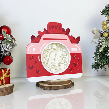 Bird Graden – 3D Camera Box - Cricut File - VEKTOR KRAFT