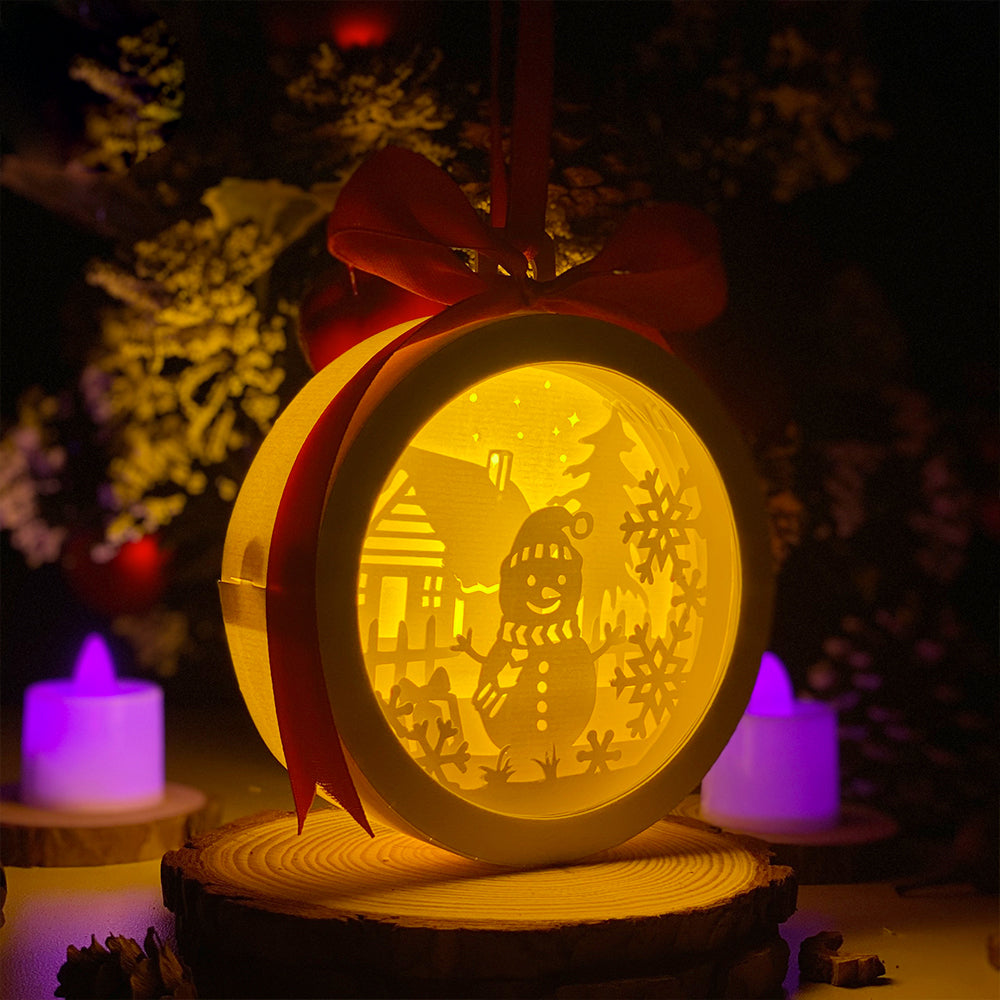 Xmas 1 – 3D Lantern SVG File for Cricut & Silhouette