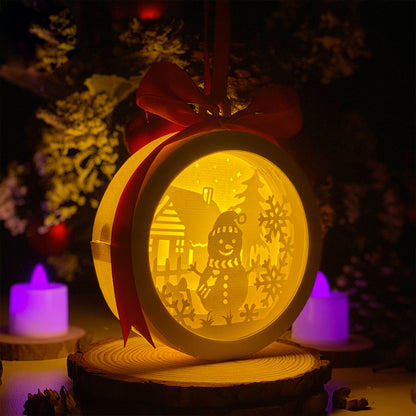 Xmas 1 – 3D Lantern SVG File for Cricut & Silhouette