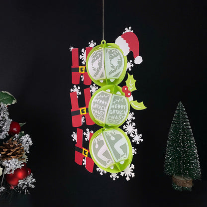 HO HO HO - 3D Christmas Lantern File - Cricut File  - VEKTOR KRAFT