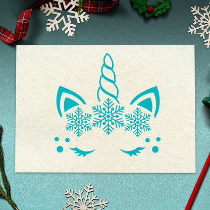 Christmas Unicorn - Christmas Cricut File - VEKTOR KRAFT