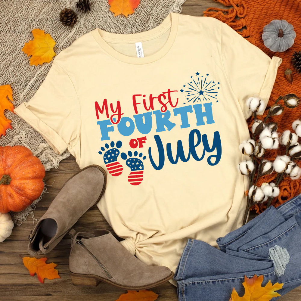 Baby First 4th of July – 3D Lightbox SVG File for Cricut & Silhouette