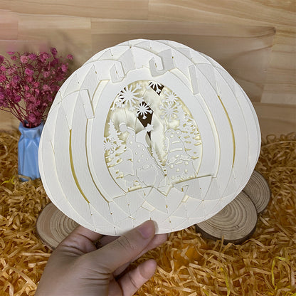 Christmas Gnome – 3D Pop-Up Card SVG File for Cricut & Silhouette