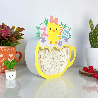 Easter Eggs – 3D Box SVG File for Cricut & Silhouette