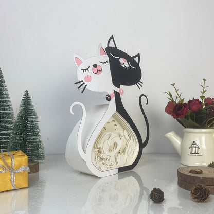 Dolphin Couple – 3D Cat Love Box File - Cricut File - VEKTOR KRAFT