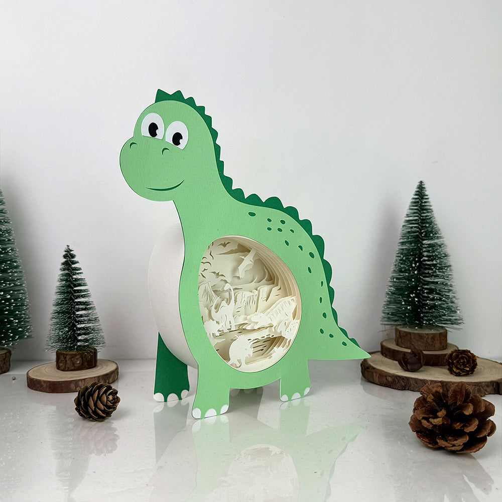 Dinosaurs 2 – 3D Box SVG File for Cricut & Silhouette