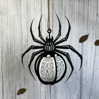 Spider 1 - 3D Halloween Paper Lantern File - Cricut File  - VEKTOR KRAFT
