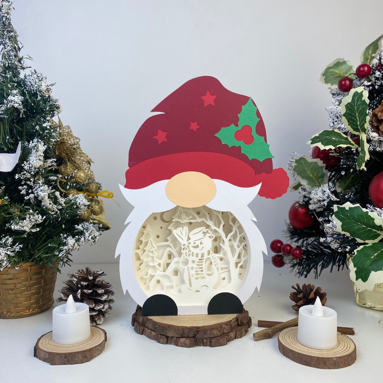 Snowman – 3D Box SVG File for Cricut & Silhouette