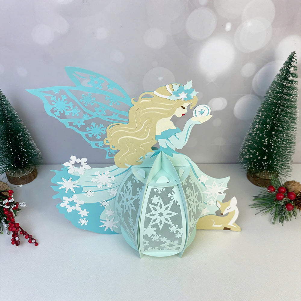 Christmas Fairy 3 – 3D Lantern SVG File for Cricut & Silhouette